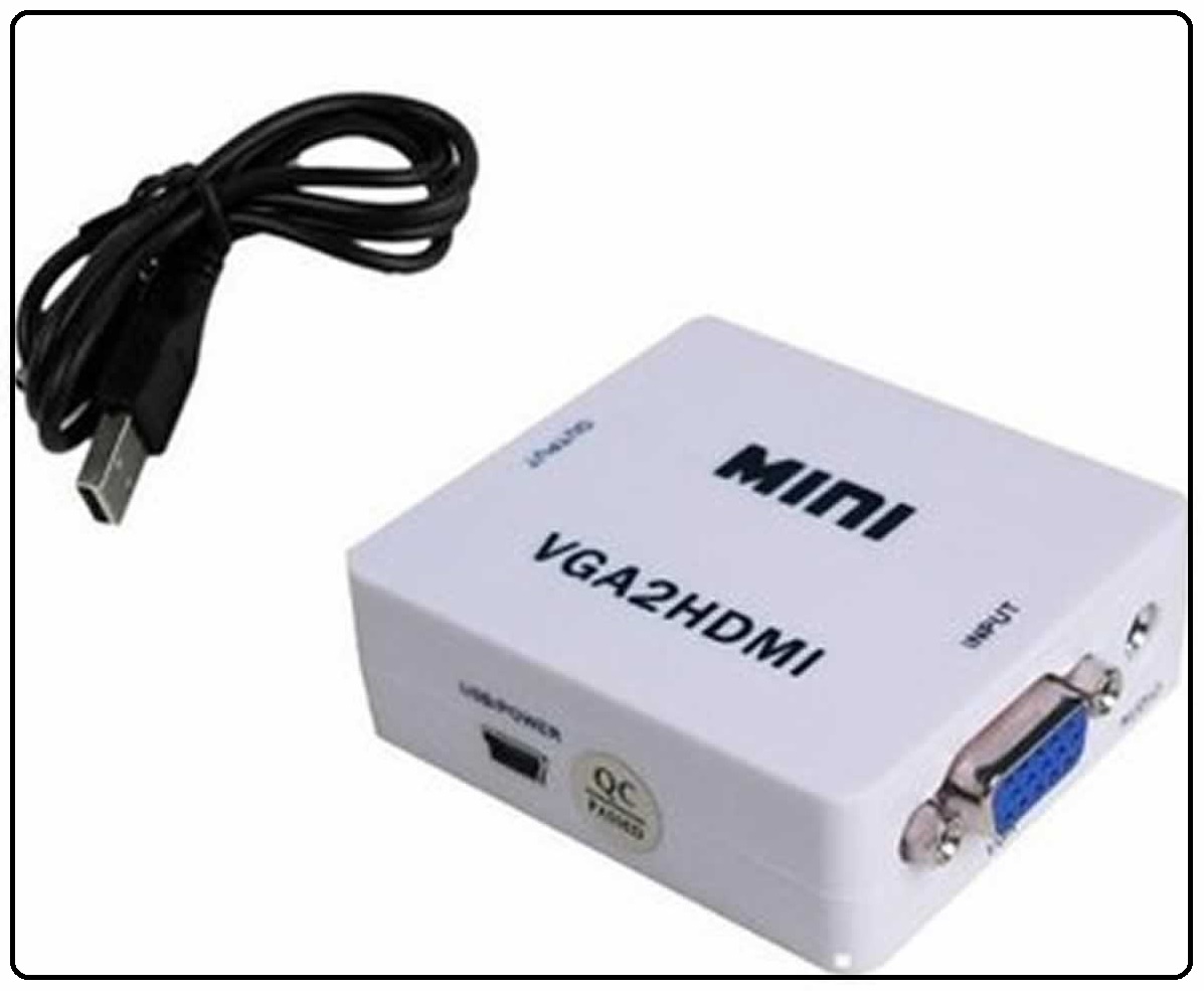 Convertidor VGA A HDMI, Ref: CV-VGAHDMI Señal de Video TV, MONITOR EXPANDIR  SEÑAL